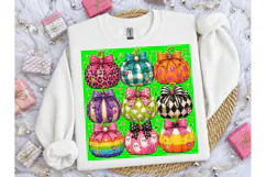 Colorful Halloween Pumpkins PNG Tee Product Image 5