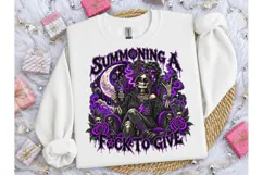 Summoning No Fucks Witch PNG Tee Product Image 3