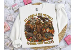 All Animals Pettable Once PNG Tee Design Product Image 3