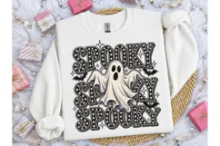 Spooky Ghost Halloween PNG Shirt Design Product Image 3