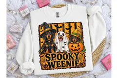 Spooky Weenie Dachshund Halloween PNG Product Image 3