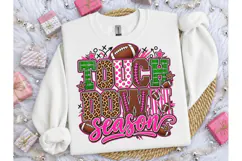 Touchdown Season PNG Football Tee Design Product Image 3