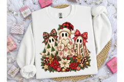 Christmas Ghosts Holiday PNG Shirt Desig Product Image 3