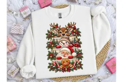 Christmas Characters Stacked PNG Tee Product Image 1