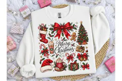Merry Christmas Collage PNG Shirt Design Product Image 3