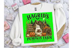 Hagrid's Pumpkin Farm Halloween PNG Tee Product Image 5