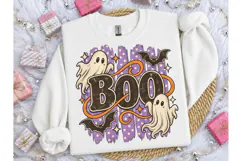 BOO Halloween Ghost PNG Shirt Design Product Image 3