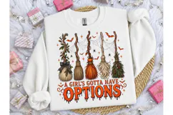 Witch Brooms Halloween PNG Shirt Design Product Image 1