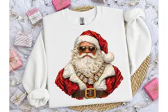 Cool Santa Claus PNG Christmas Tee Desig Product Image 2