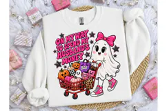 Halloween Ghost Shopping PNG Tee Design Product Image 3