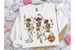 Dancing Skeletons Cowboy PNG Tee Design Product Image 1
