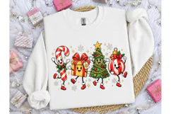 Christmas Characters Dancing PNG Tee Product Image 1