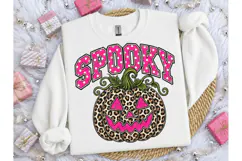 Spooky Leopard Pumpkin PNG Shirt Design Product Image 3