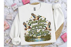 I'll Fly Away Mallard Duck PNG Tee Product Image 3