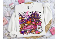 Spooky Halloween Boo Truck PNG Tee Product Image 2