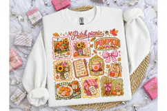 Patch Picnic Pumpkin Fall PNG Shirt Desi Product Image 3