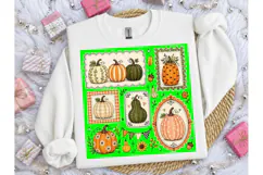 Fall Pumpkin Collage PNG Sublimation Tee Product Image 5