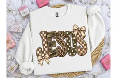 Jesus Boho Patchwork PNG Tee Design Product Image 3