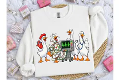 Funny Nurse Duck PNG Sublimation Tee Product Image 3