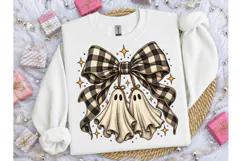 Halloween Ghost Bow PNG Shirt Design Product Image 3