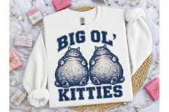 Big Ol Kitties Fat Cat PNG Tee Design Product Image 3