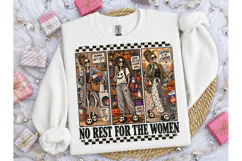 No Rest For Women Halloween PNG Tee Product Image 1