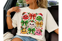 Kawaii Christmas Dumplings PNG Tee Product Image 3