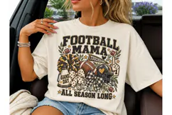 Football Mama PNG Sublimation Tee Design Product Image 1