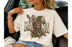 Hunting Mama PNG Sublimation Tee Design Product Image 3