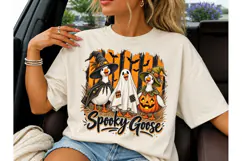 Spooky Goose Halloween PNG Tee Design Product Image 3