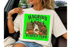 Hagrid's Pumpkin Farm Halloween PNG Tee Product Image 6