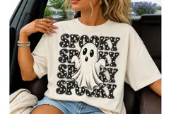 Spooky Ghost Halloween PNG Shirt Design Product Image 3