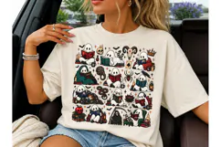 Spooky Ghost Reading Books PNG Shirt Product Image 3