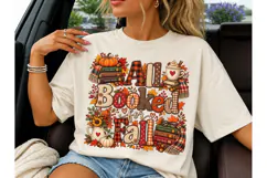 All Booked For Fall PNG Shirt Design Product Image 3