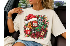 Merry Christmas Cozy Vibes PNG Tee Product Image 1