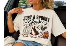 Spooky Goose Halloween PNG Tee Design Product Image 3