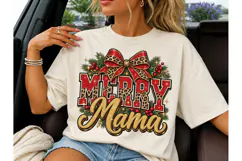 Merry Mama Christmas PNG Sublimation Product Image 1