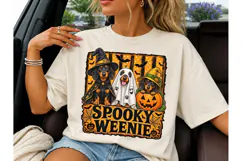 Spooky Weenie Dachshund Halloween PNG Product Image 1
