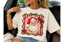 Vintage Santa Claus Christmas PNG Tee Product Image 3