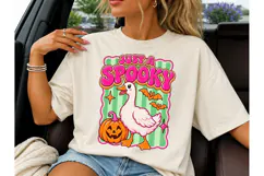 Just A Spooky Duck Halloween PNG Tee Product Image 3