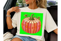 Book Pumpkin Fall PNG Sublimation Tee Product Image 6