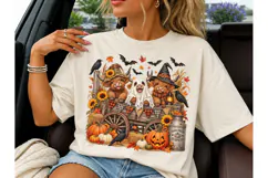 Halloween Highland Cow PNG Sublimation Product Image 3