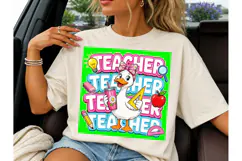 Teacher Duck PNG Sublimation Shirt Desig Product Image 6