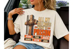 All My Role Models Prison PNG Shirt Product Image 3