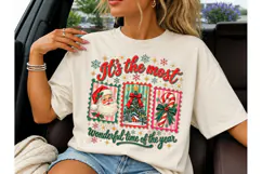 Most Wonderful Time Christmas PNG Tee Product Image 1