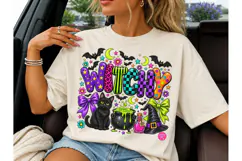 Witchy Halloween Black Cat PNG Design Product Image 3