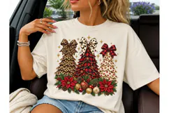 Christmas Trees Bows PNG Sublimation Des Product Image 3