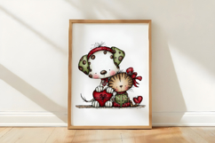 Dalmatian Chocolate Gift Valentine PNG Product Image 3