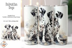 Dalmatian Dogs Tumbler | Sublimation wrap Product Image 1