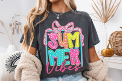 Summer Vibes PNG, Dalmatian Dots PNG, Summer PNG, Beach PNG Product Image 1